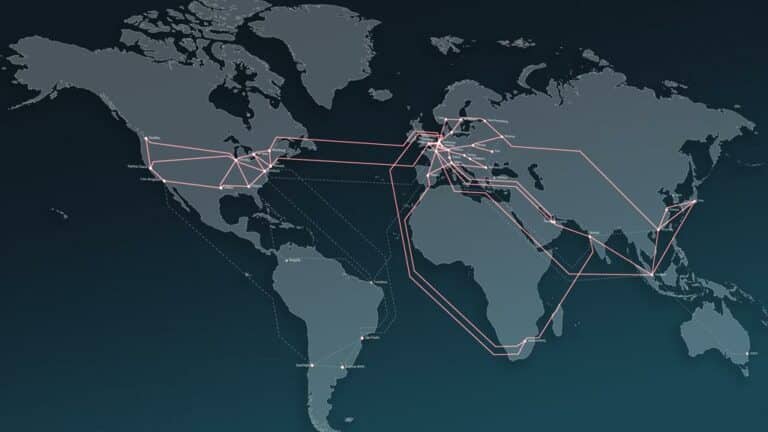 i3D.net global network map