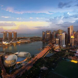 Sky image of Singapore